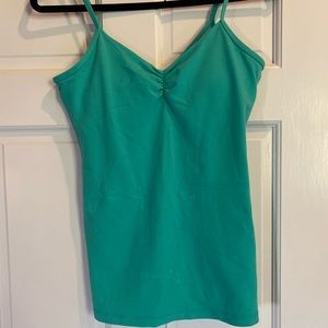 Turquoise Lululemon pinched Tanktop